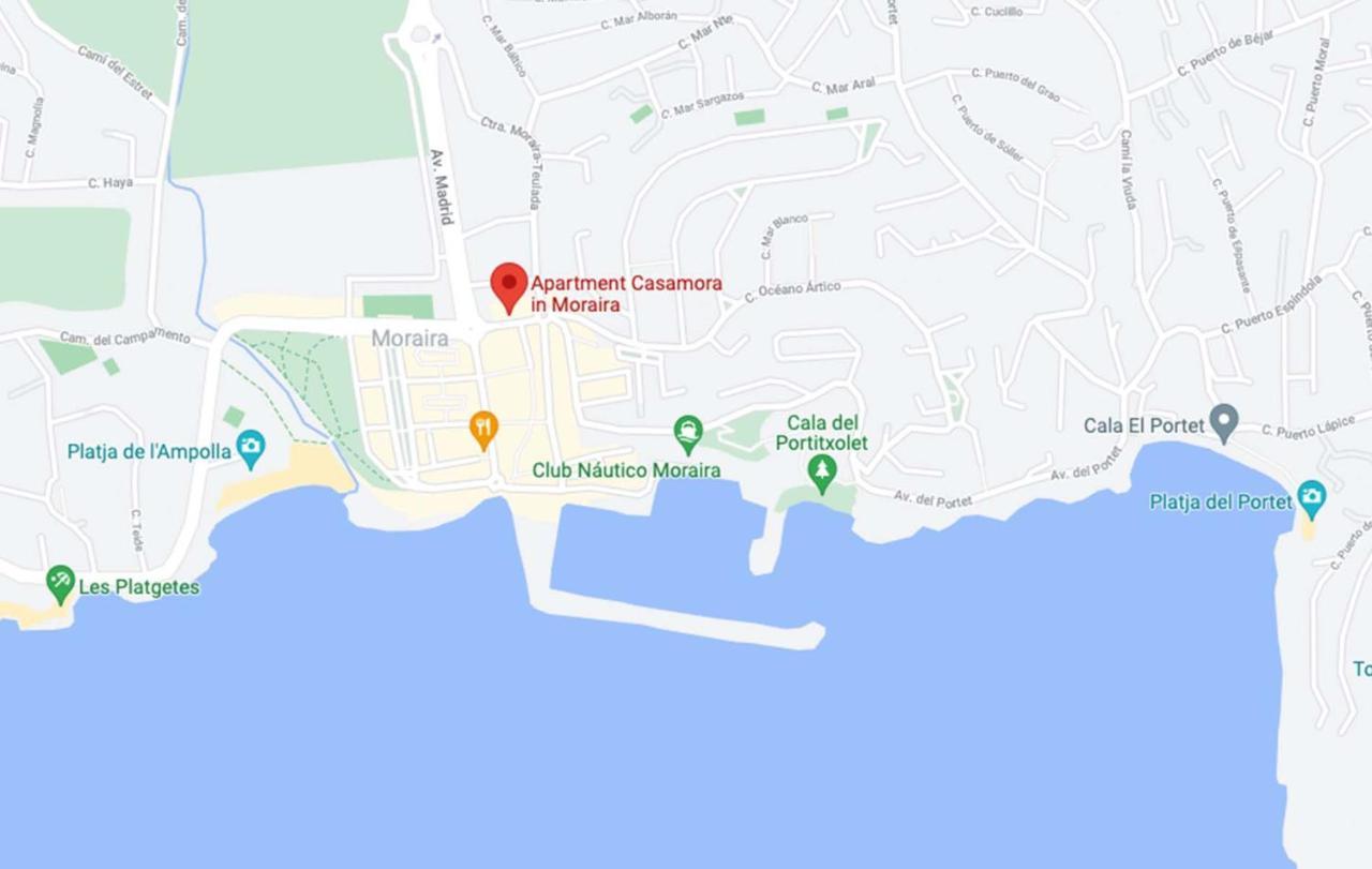Apartment Casamora Moraira Zewnętrze zdjęcie